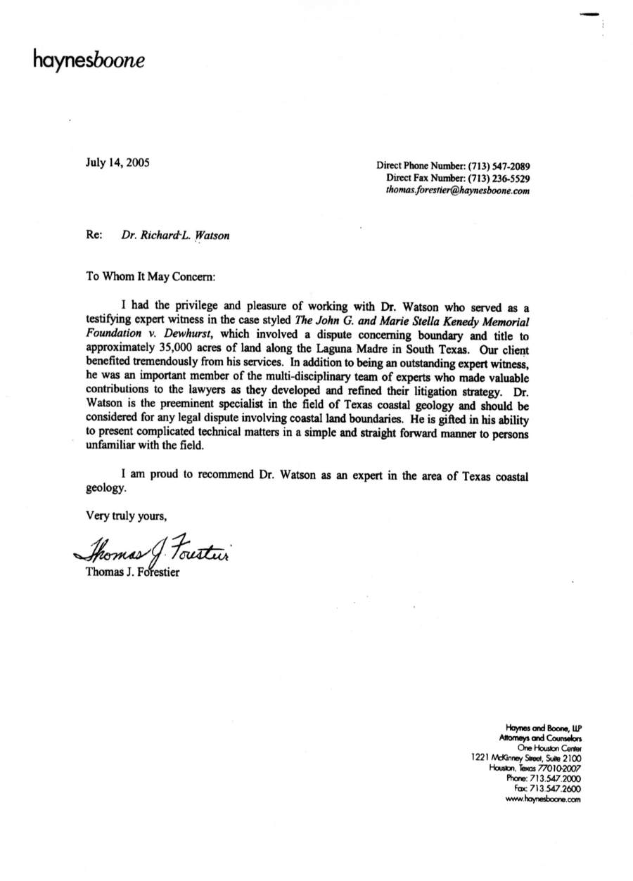 Recommendation by Thomas J. Forestier